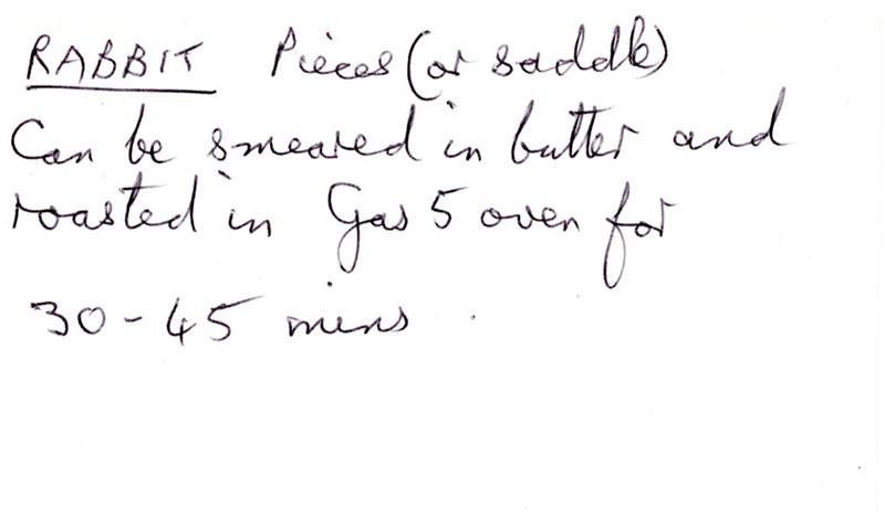 Scan 1 of 1 for Rabbit Pieces (or Saddle)