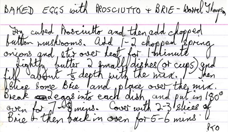 Scan 1 of 2 for Baked Eggs with Prosciutto & Brie