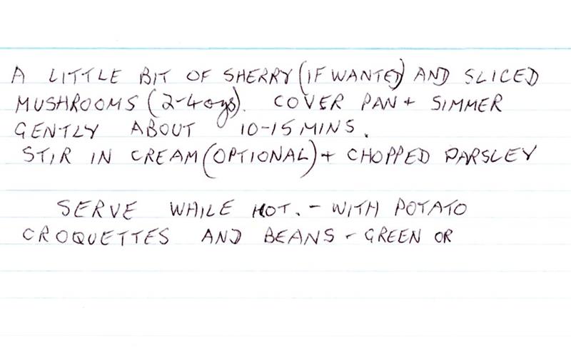 Scan 2 of 2 for Pork or Chicken Strogonoff Style