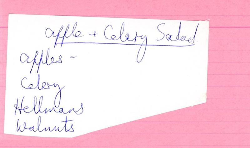 Scan 1 of 1 for Apple & Celery Salad