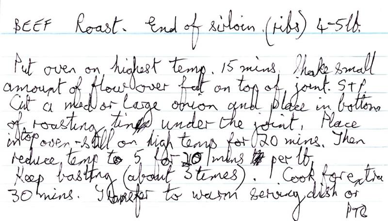Scan 1 of 2 for Beef Roast - End of Sirloin (Ribs)