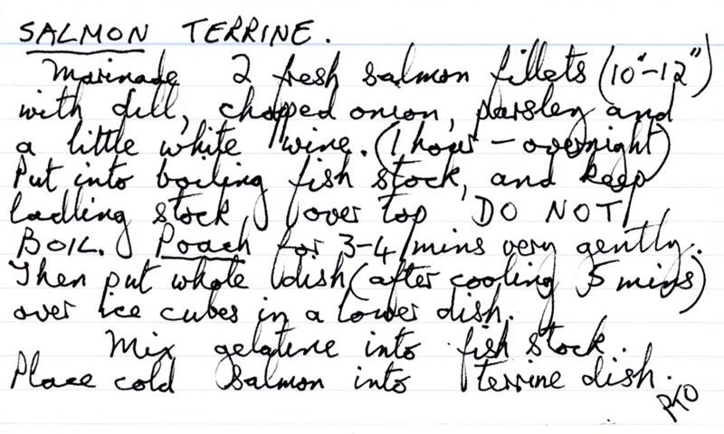 Scan 1 of 2 for Salmon Terrine