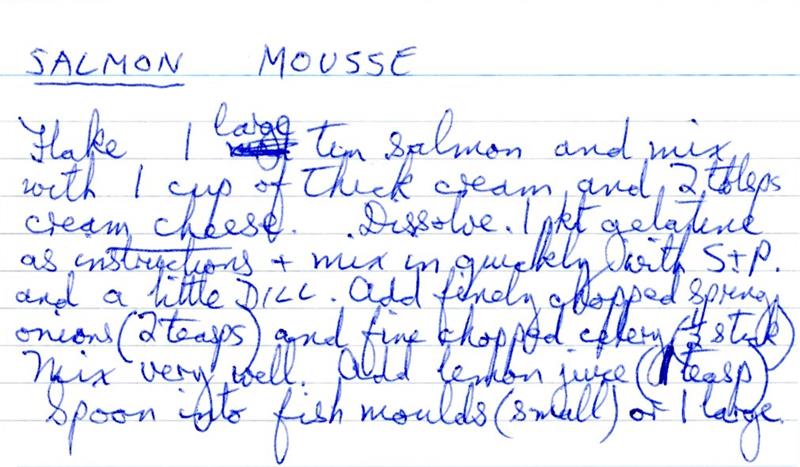 Scan 1 of 2 for Salmon Mousse