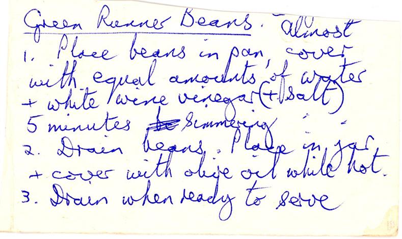 Scan 1 of 1 for Green Runner Beans (Almost)