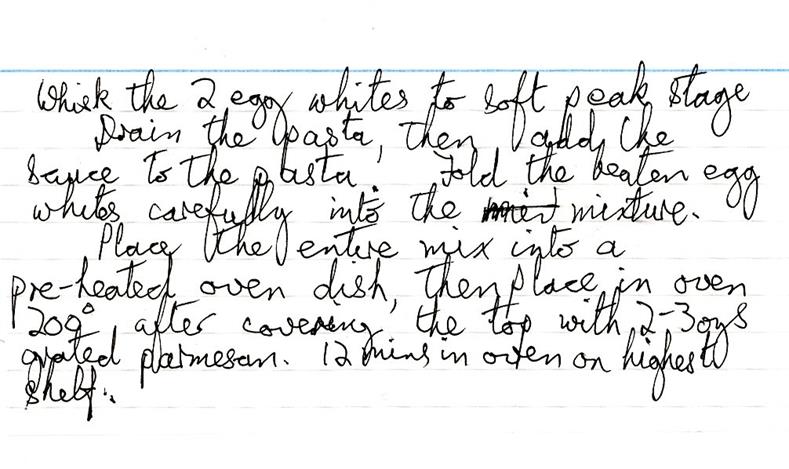 Scan 2 of 2 for Macaroni Cheese