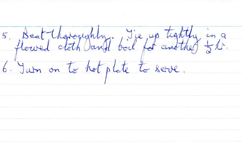 Scan 2 of 2 for Pease Pudding
