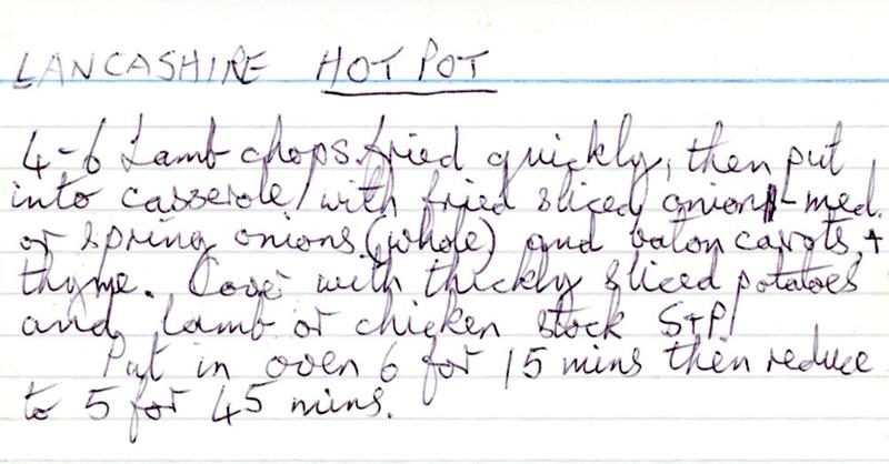 Scan 1 of 1 for Lancashire Hot Pot