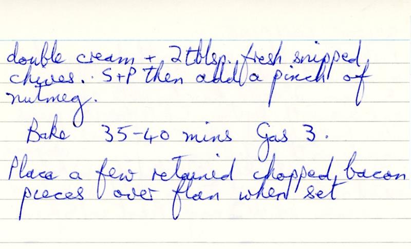 Scan 2 of 2 for Quiche Lorraine
