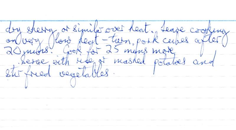 Scan 2 of 2 for Belly Pork - Chinese Style