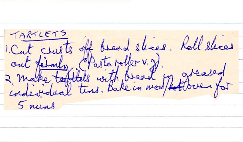 Scan 1 of 2 for Tartlets