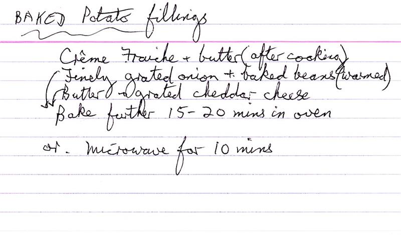 Scan 1 of 1 for Baked Potato Fillings
