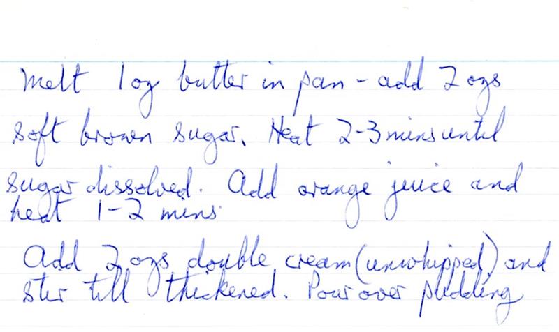 Scan 2 of 2 for Ginger and Orange Pudding