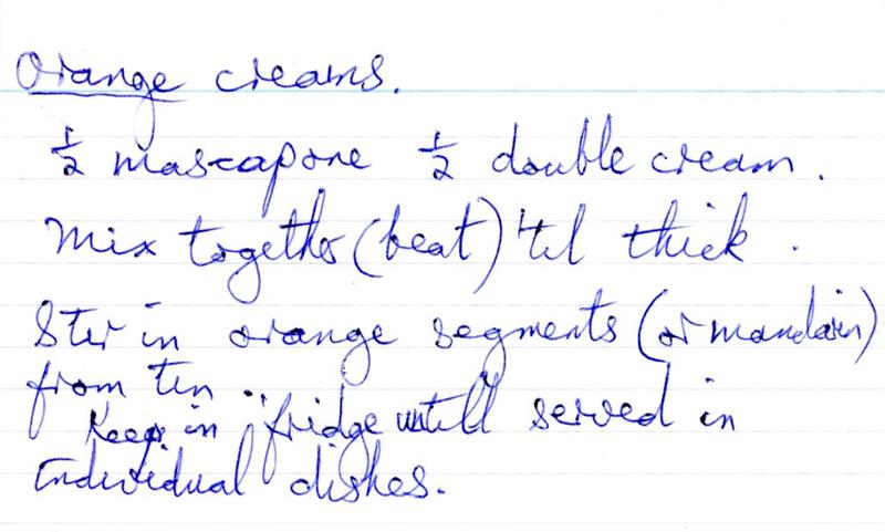 Scan 1 of 1 for Orange Creams