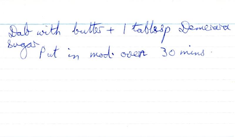 Scan 2 of 2 for Bread & Butter Pudding