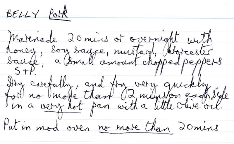 Scan 1 of 1 for Belly Pork