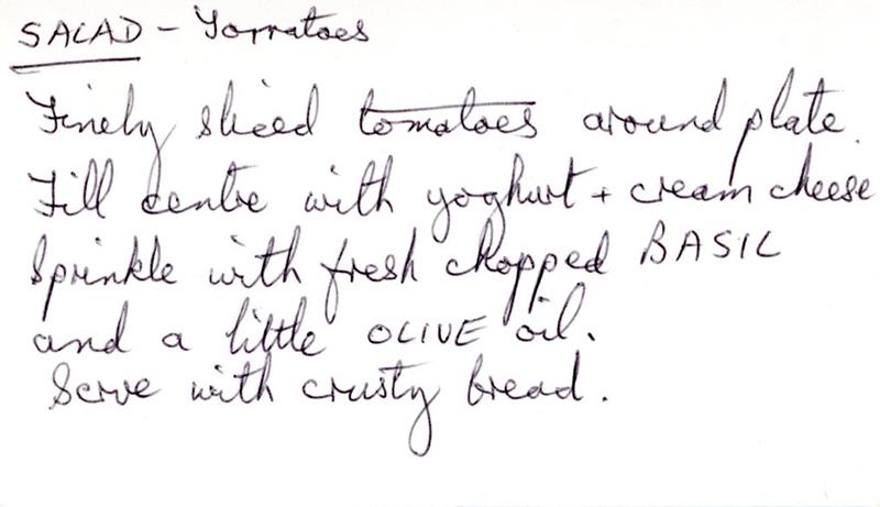 Scan 1 of 1 for Salad - Tomatoes