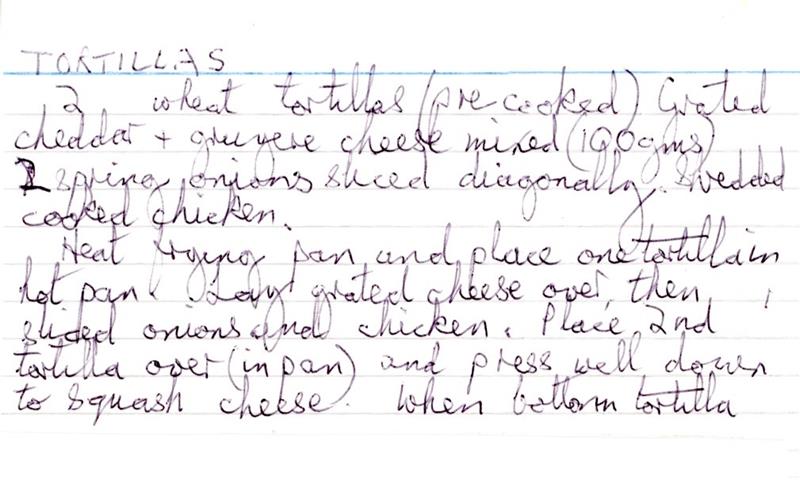 Scan 1 of 2 for Tortillas