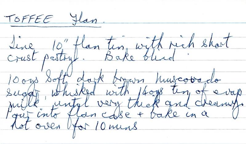 Scan 1 of 1 for Toffee Flan