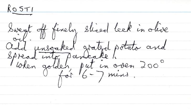 Scan 1 of 1 for Rosti