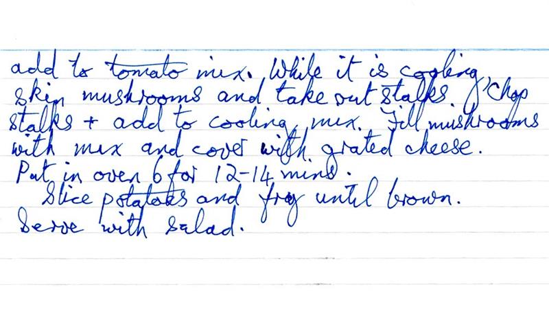 Scan 2 of 2 for Stuffed Mushrooms