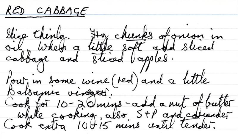 Scan 1 of 1 for Red Cabbage