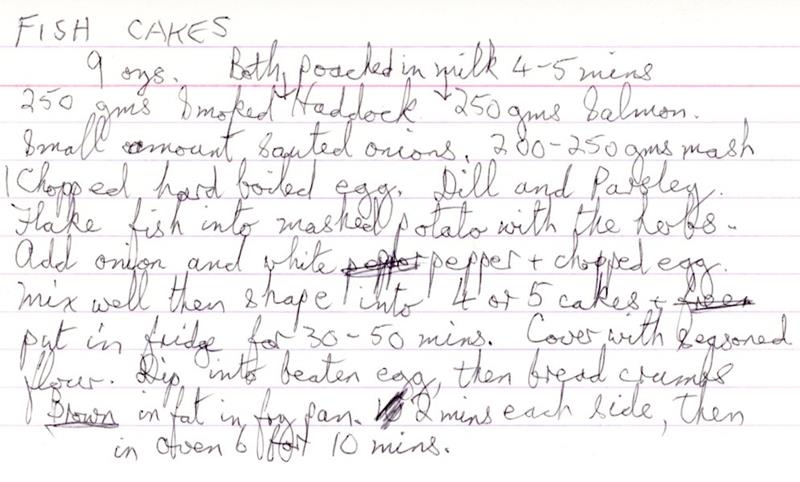 Scan 1 of 1 for Fish Cakes