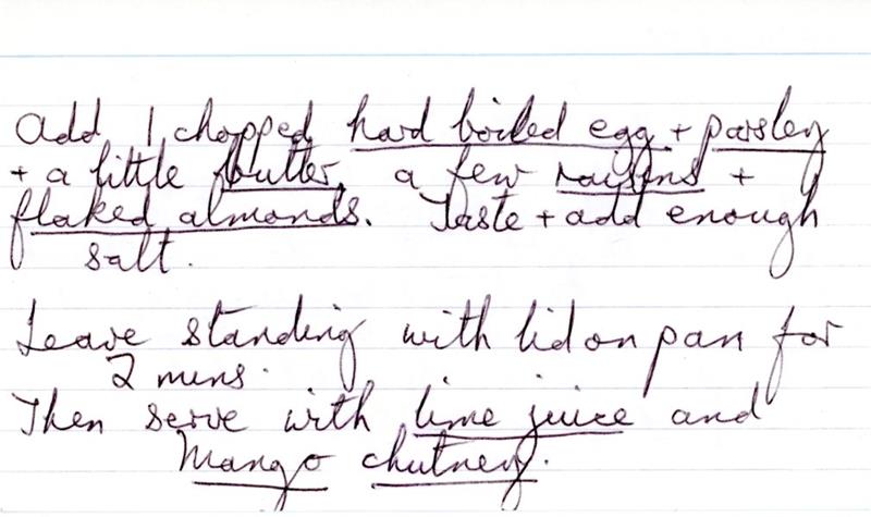 Scan 2 of 2 for Kedgeree