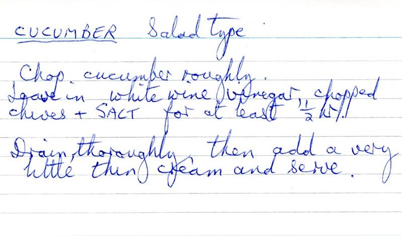 Scan 1 of 1 for Cucumber Salad