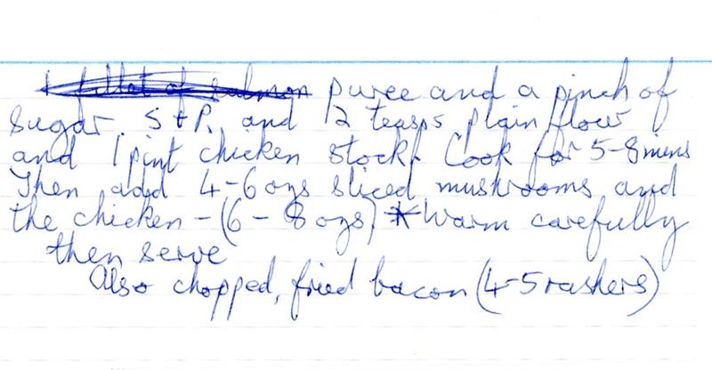 Scan 2 of 2 for Chicken Marengo