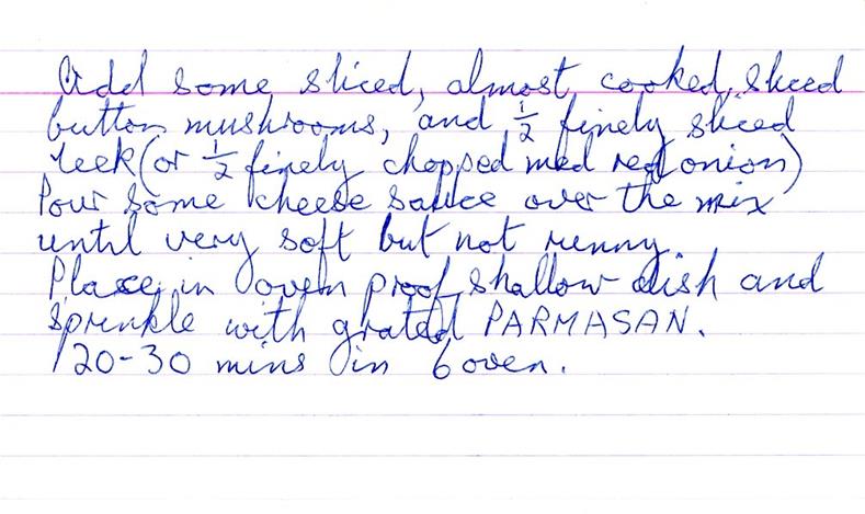 Scan 2 of 2 for Macaroni Cheese