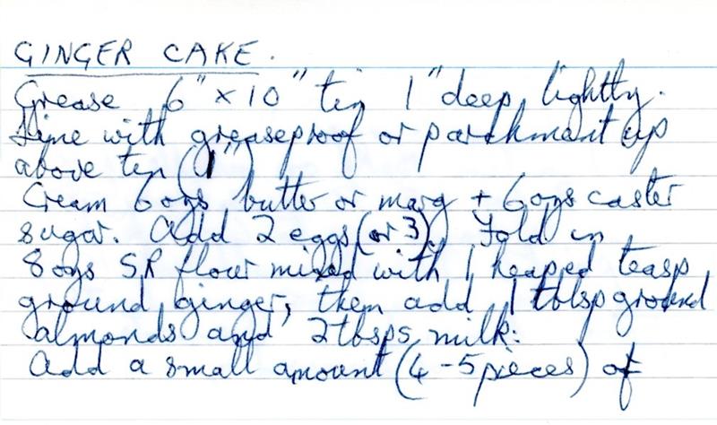 Scan 1 of 2 for Ginger Cake