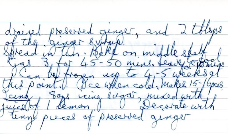 Scan 2 of 2 for Ginger Cake