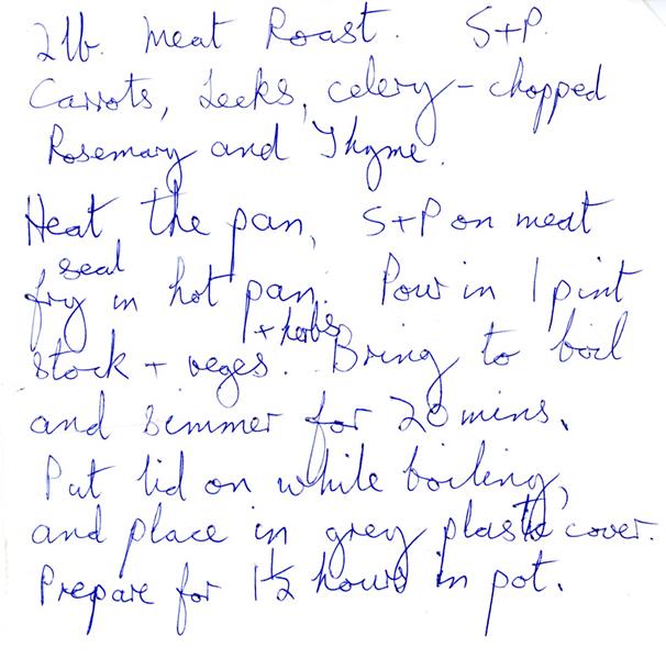 Scan 1 of 1 for Meat Roast