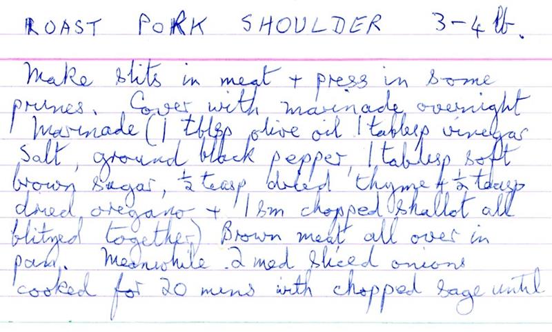 Scan 1 of 2 for Roast Pork Shoulder