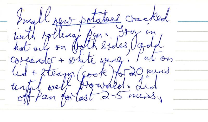 Scan 1 of 1 for Small New Potatoes (Cracked)