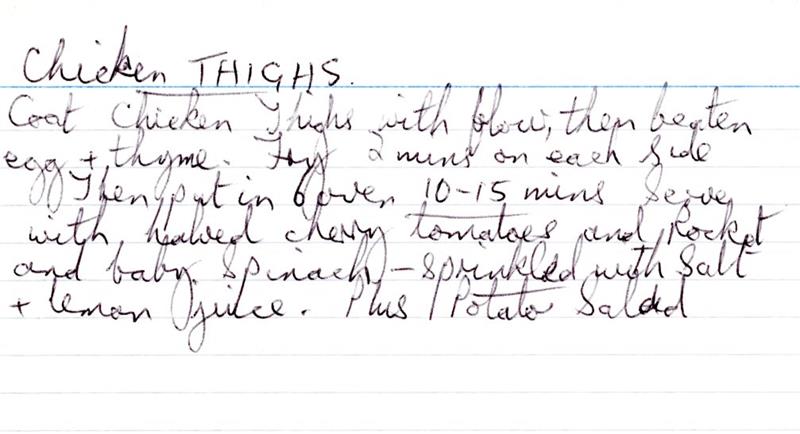 Scan 1 of 1 for Chicken Thighs