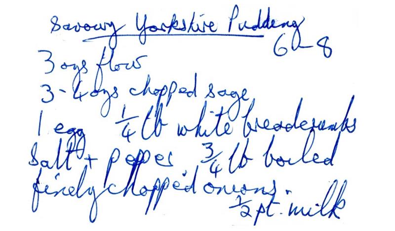 Scan 1 of 2 for Savory Yorkshire Pudding