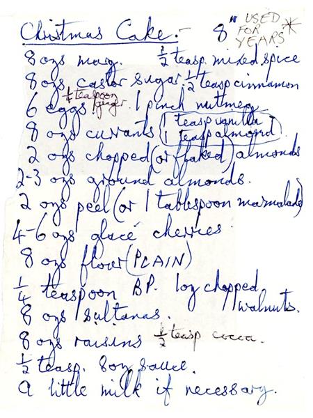 Scan 1 of 3 for Christmas Cake