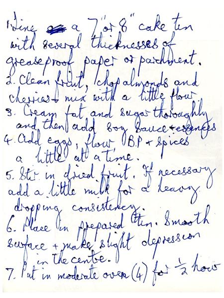 Scan 2 of 3 for Christmas Cake