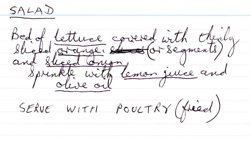Scan 1 of 1 for Salad