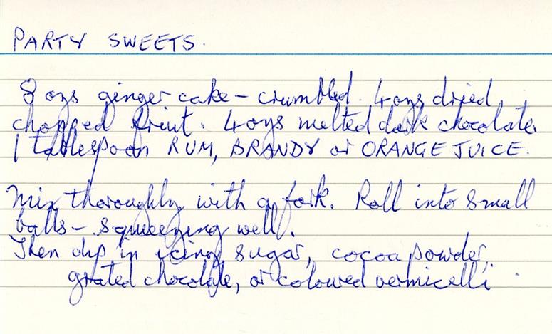 Scan 1 of 1 for Party Sweets