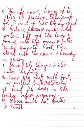 Scan 2 of 2 for Pâté