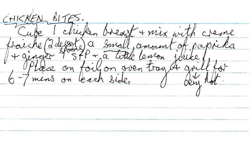 Scan 1 of 1 for Chicken Bites