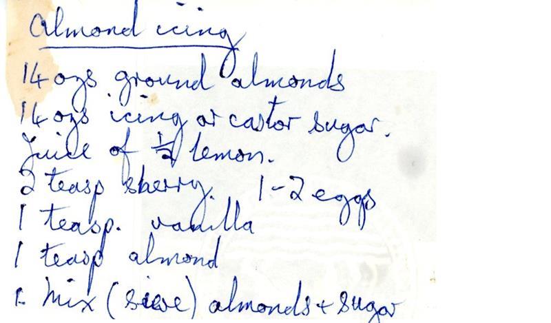 Scan 1 of 3 for Almond Icing