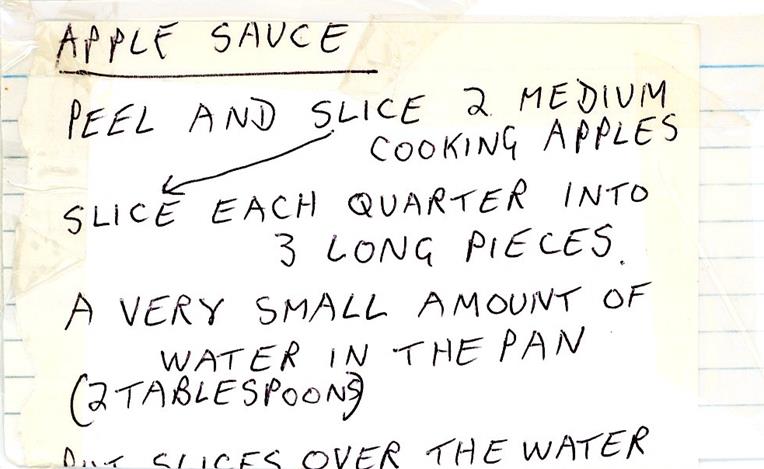 Scan 1 of 2 for Apple Sauce