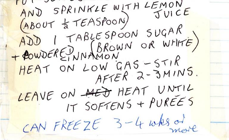 Scan 2 of 2 for Apple Sauce