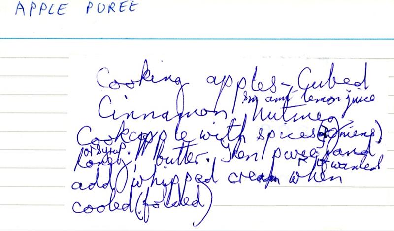 Scan 1 of 1 for Apple Purée