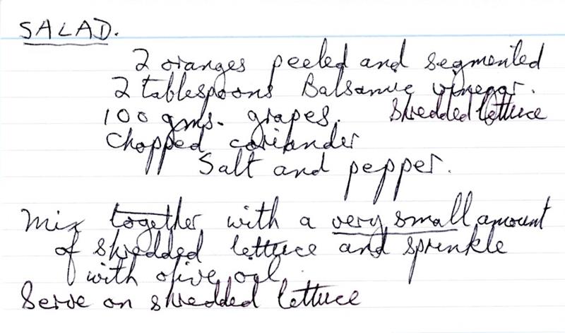 Scan 1 of 1 for Salad
