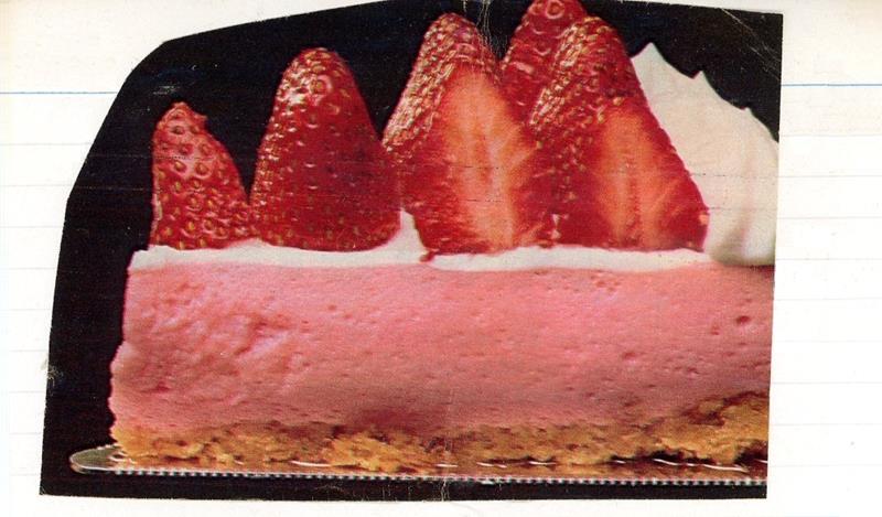 Scan 2 of 2 for Strawberry Chiffon Flan