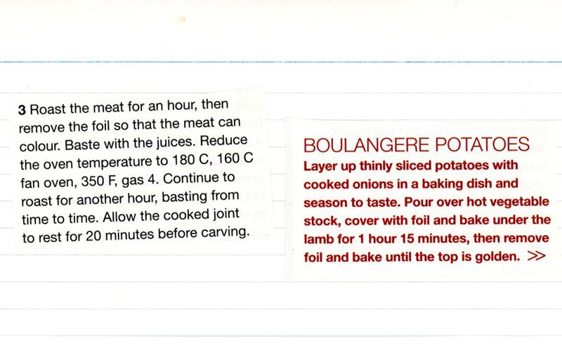 Scan 2 of 2 for Roast Lamb